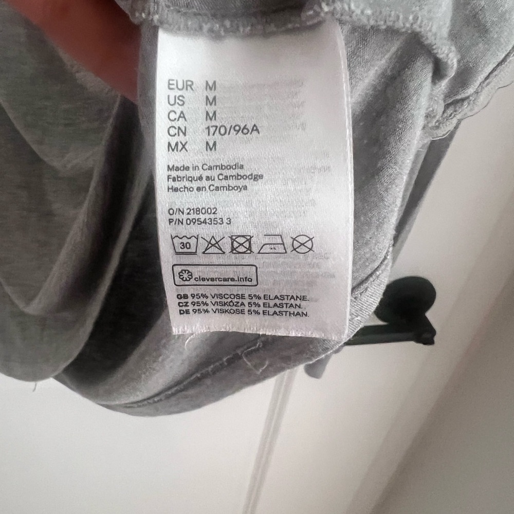H&M Charcoal Long Sleeve Shirt - Picture 5 of 6